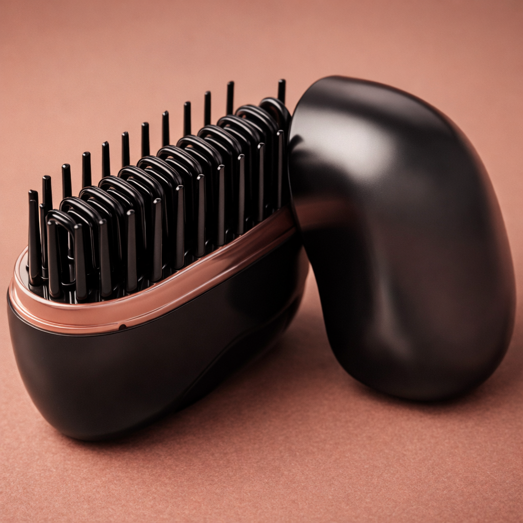 Mini wireless hair straightener